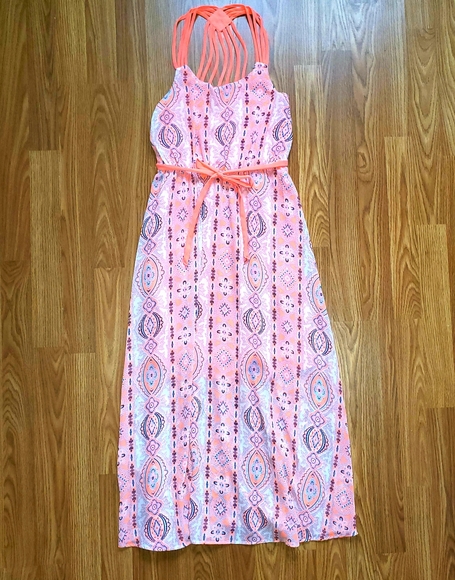 Japna Other - Girl's Strappy Racerback Maxi Dress